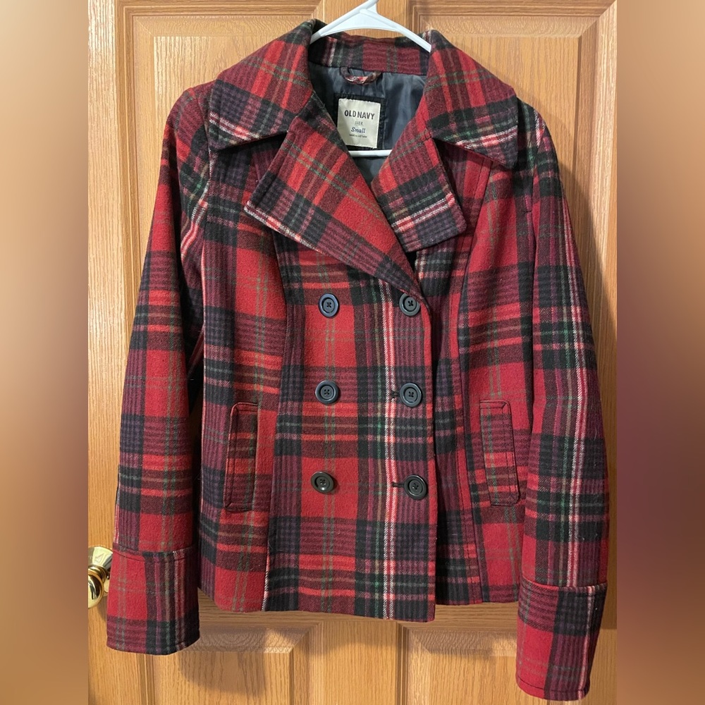 Old Navy girls double-breasted coat.